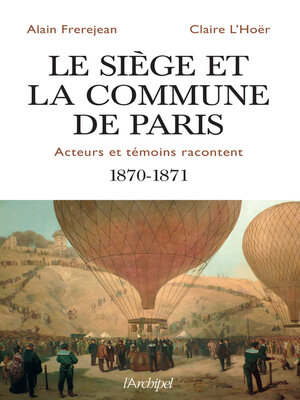cover image of Le siège et la Commune de Paris